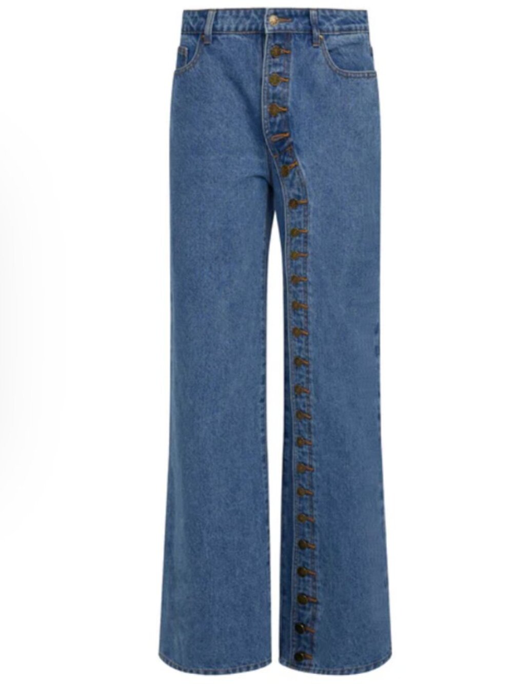 LIONESS PENNY JEAN IN BLUE SIZE XS